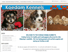 Tablet Screenshot of koedamkennels.com